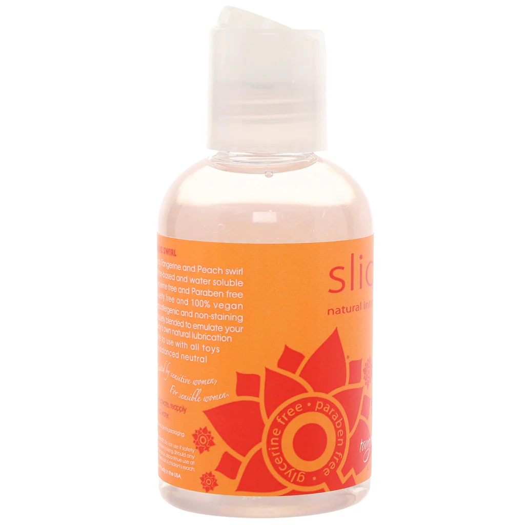 Swirl Flavored Lube 4.2oz/125ml in Tangerine Peach - Image 5