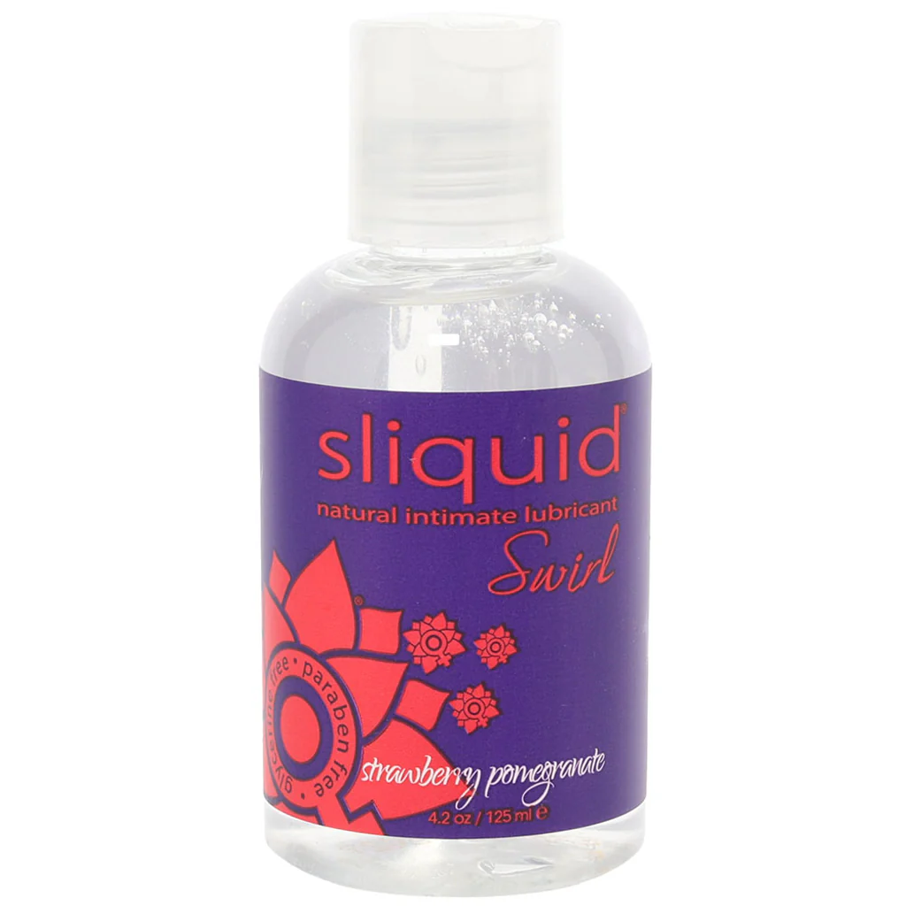 Swirl Flavored Lube 4.2oz/125ml in Strawberry Pomegranate