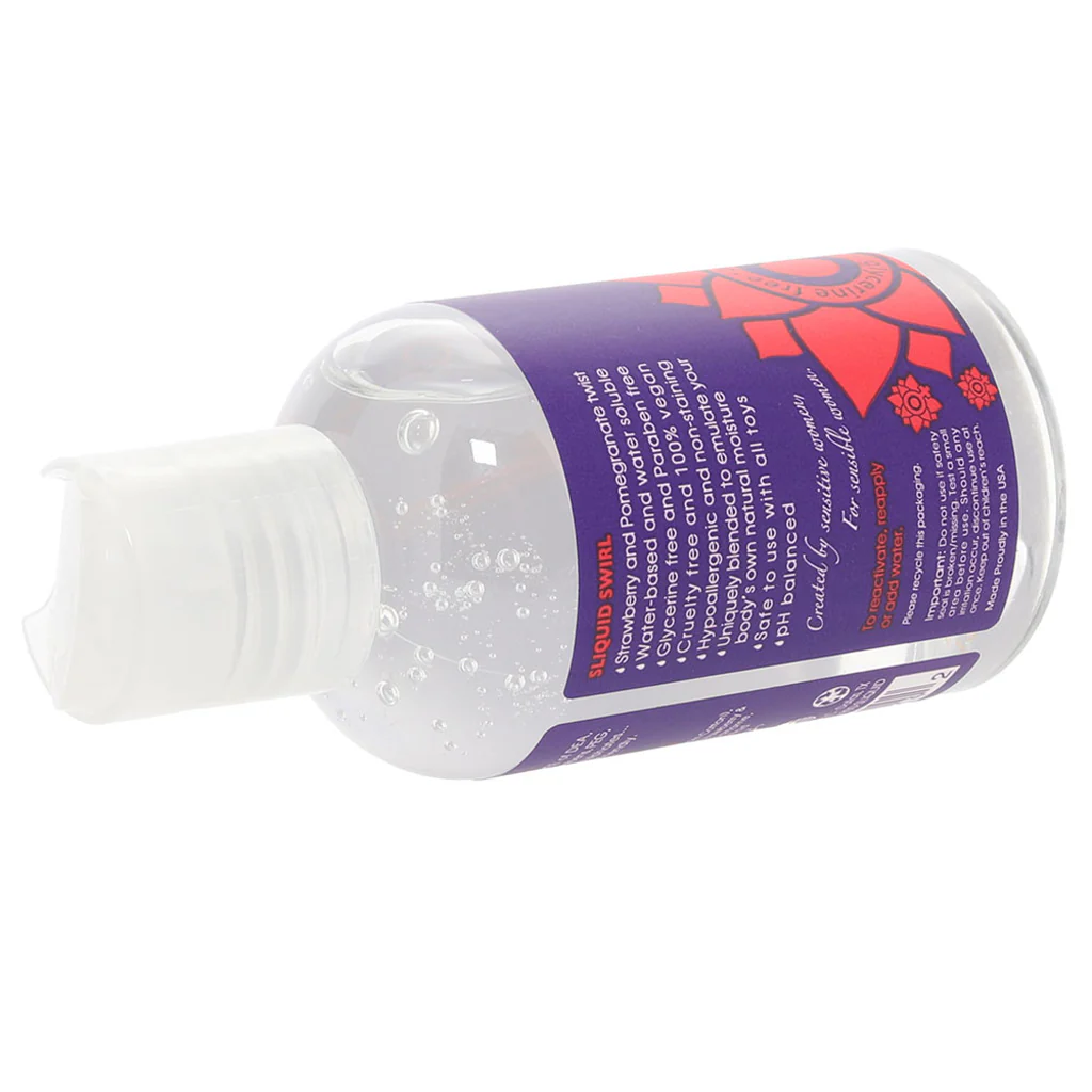 Swirl Flavored Lube 4.2oz/125ml in Strawberry Pomegranate - Image 2