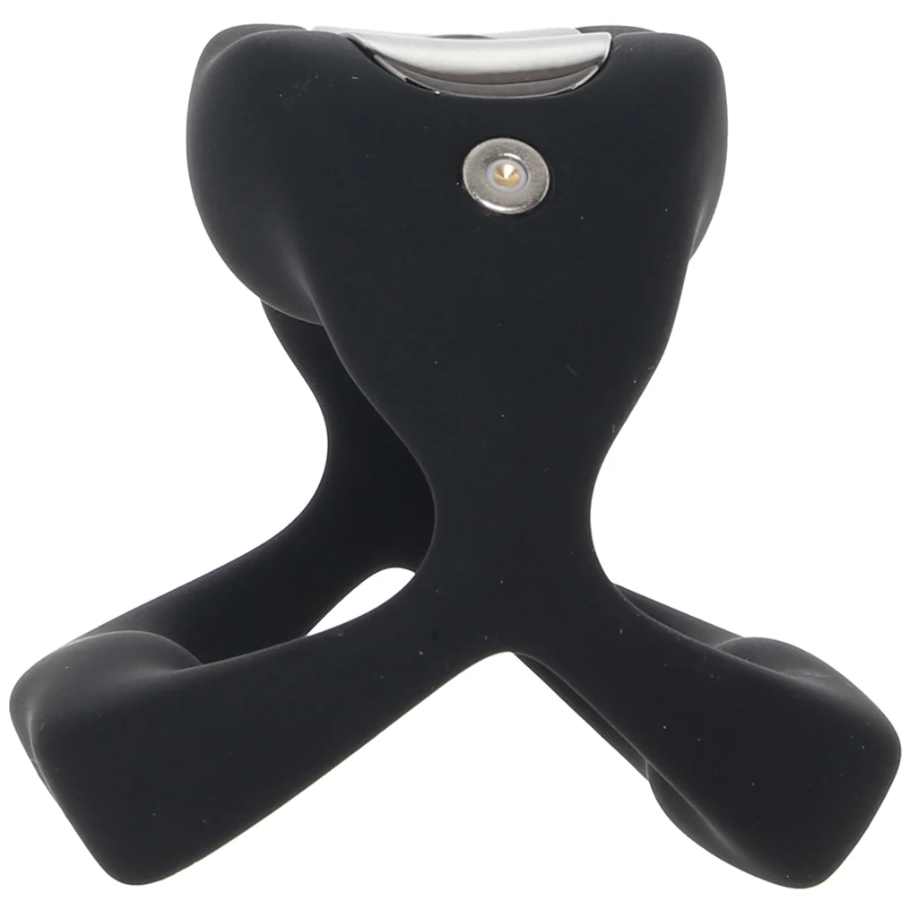 Techno Strobe Vibrating Cock Ring in Black - Image 5