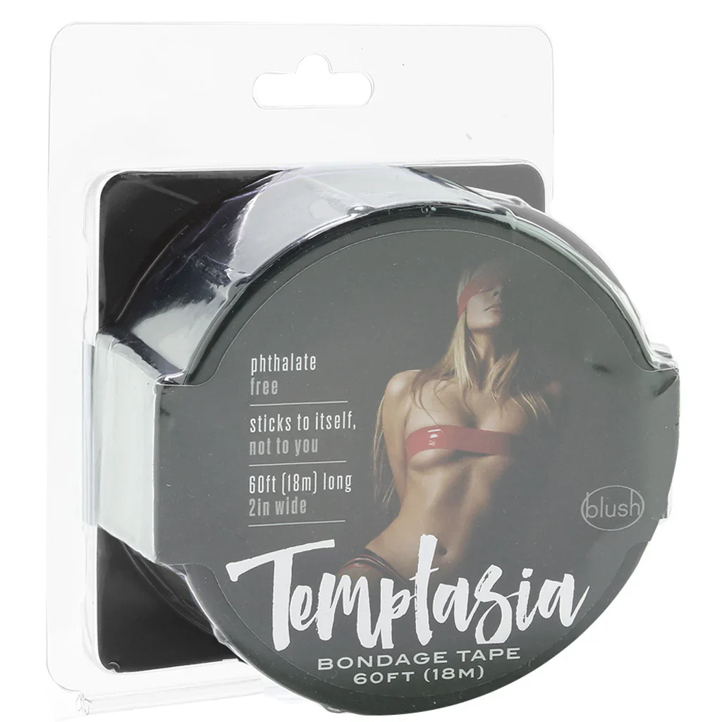 Temptasia 60 Foot Bondage Tape in Black - Image 9