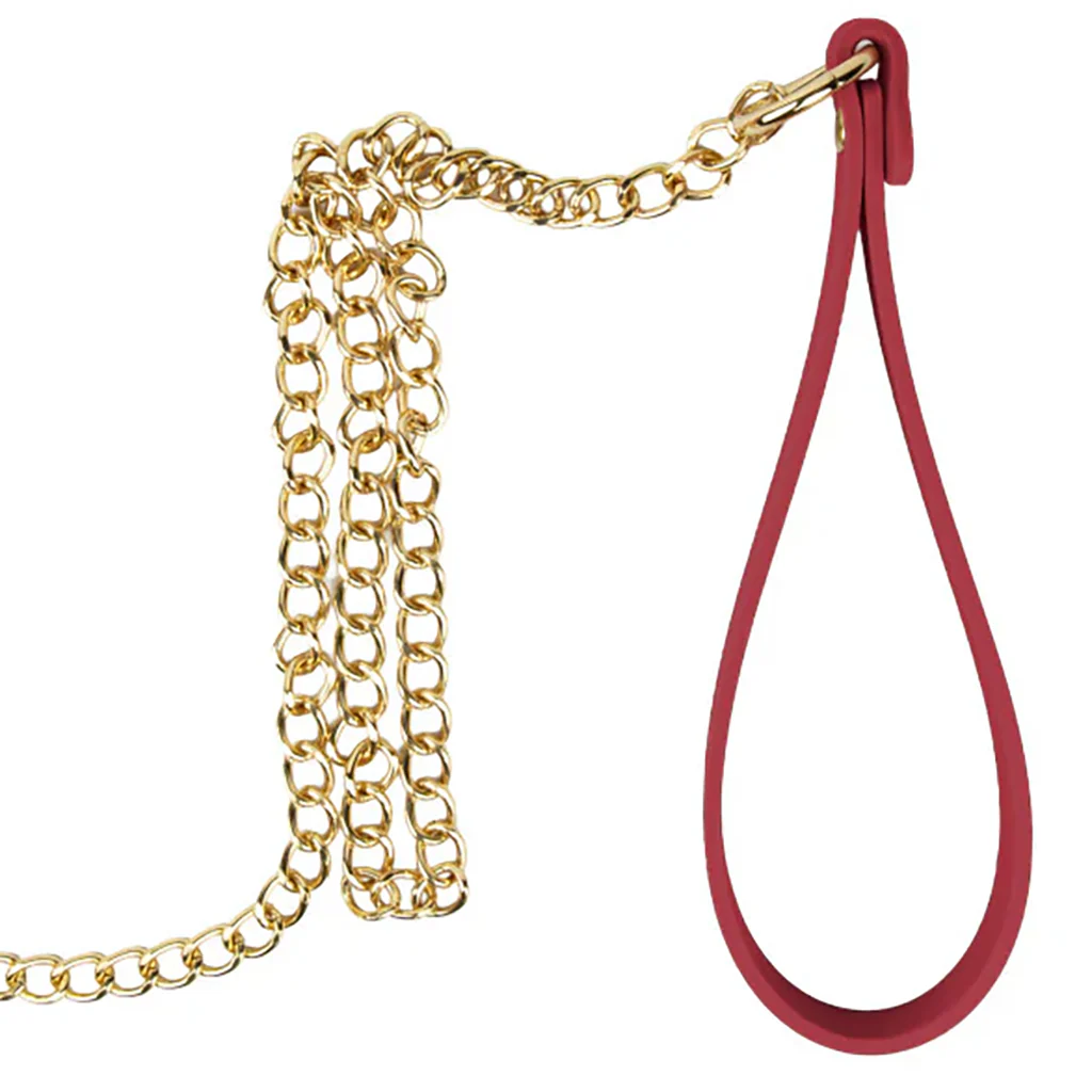 Temptasia Andor Silicone Collar & Leash in Red - Image 7