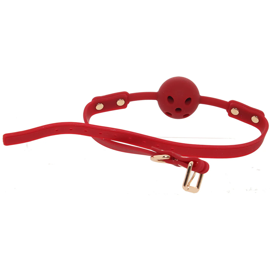 Temptasia Ardor Silicone Ball Gag in Red - Image 5