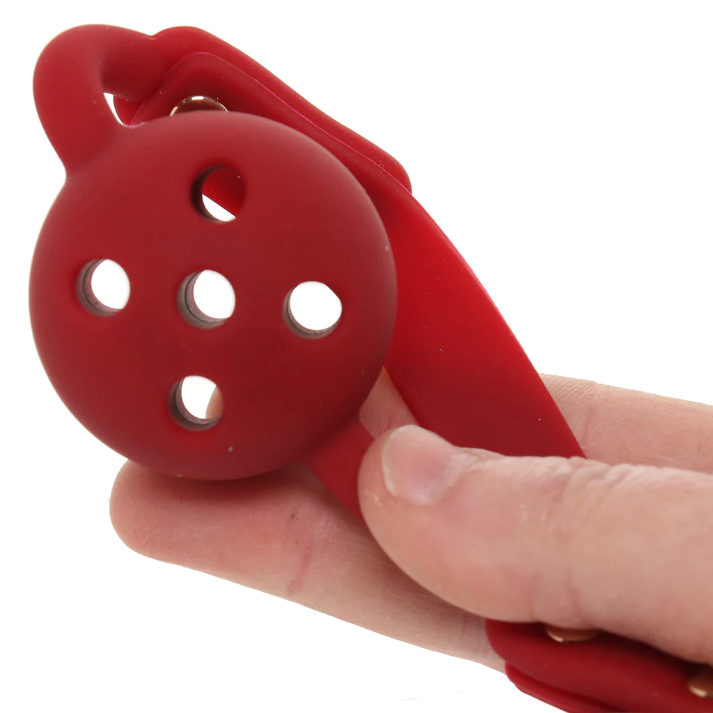 Temptasia Ardor Silicone Ball Gag in Red - Image 7