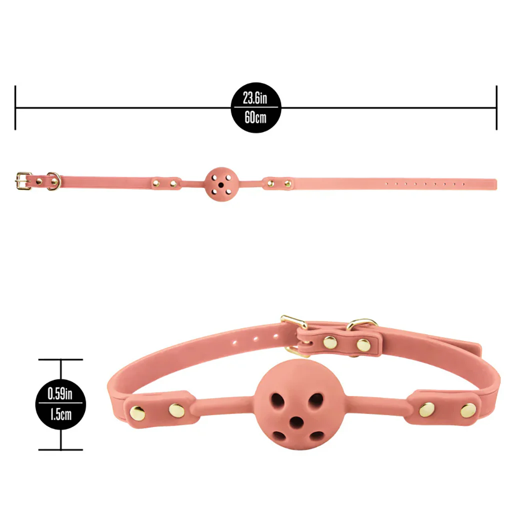 Temptasia Ardor Silicone Ball Gag in Pink - Image 6