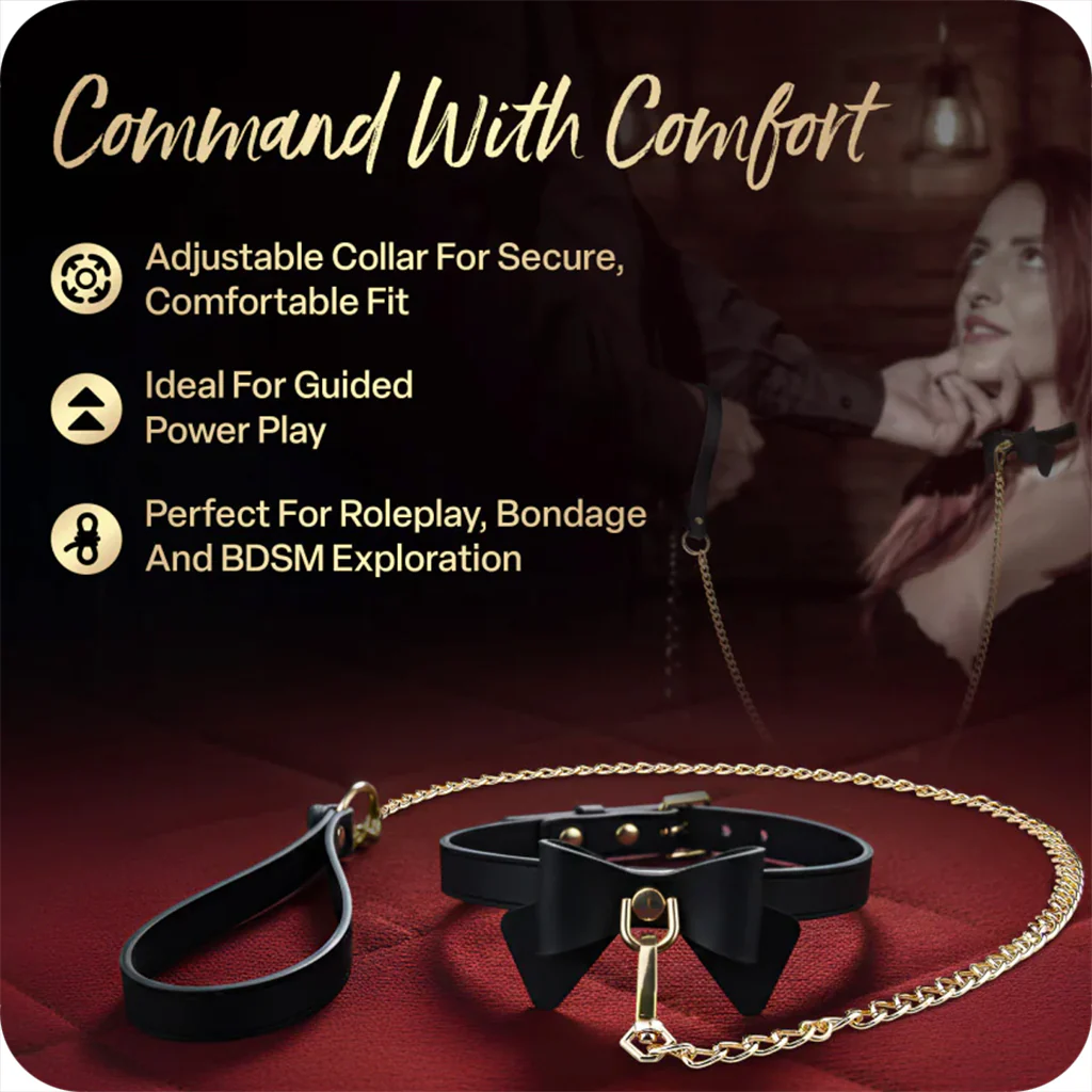 Temptasia Ardor Silicone Bows Collar & Leash - Image 7