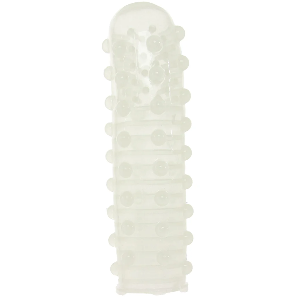 Textured Reversable Pleasure Sleeve in Glow-In-The-Dark - Image 3