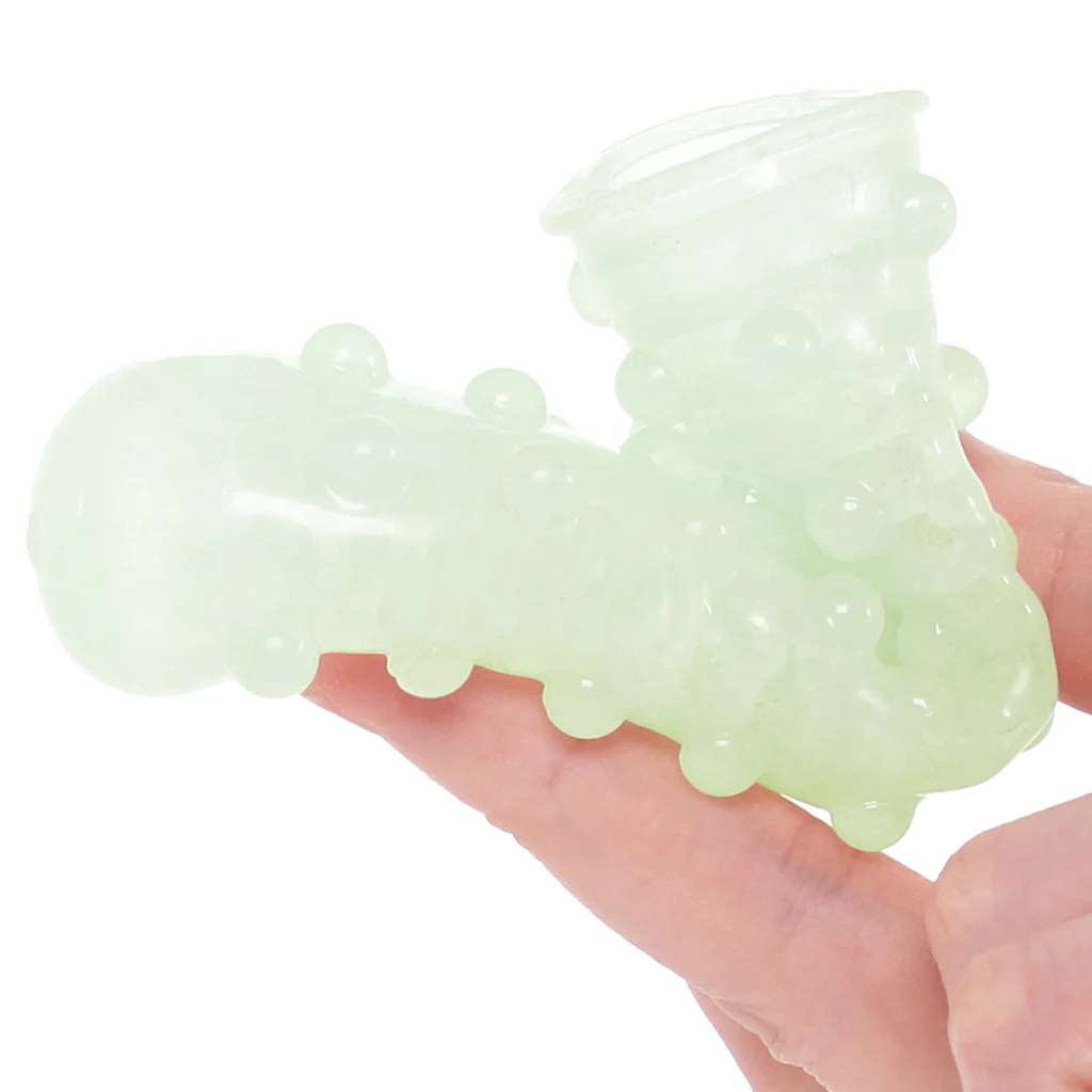 Textured Reversable Pleasure Sleeve in Glow-In-The-Dark - Image 7