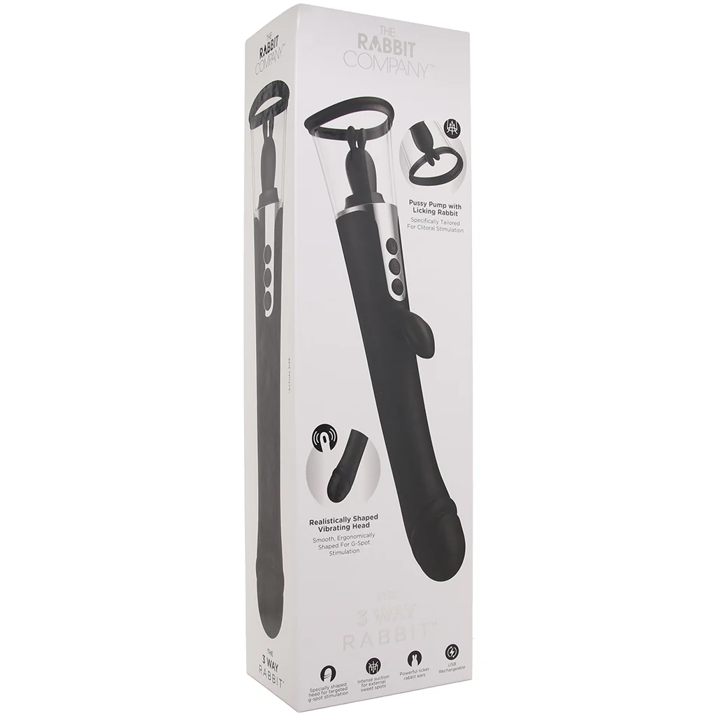 The 3 Way Rabbit Vibe and Pussy Pump - Image 9