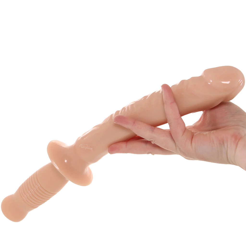 The Man Handler Dildo in White - Image 4