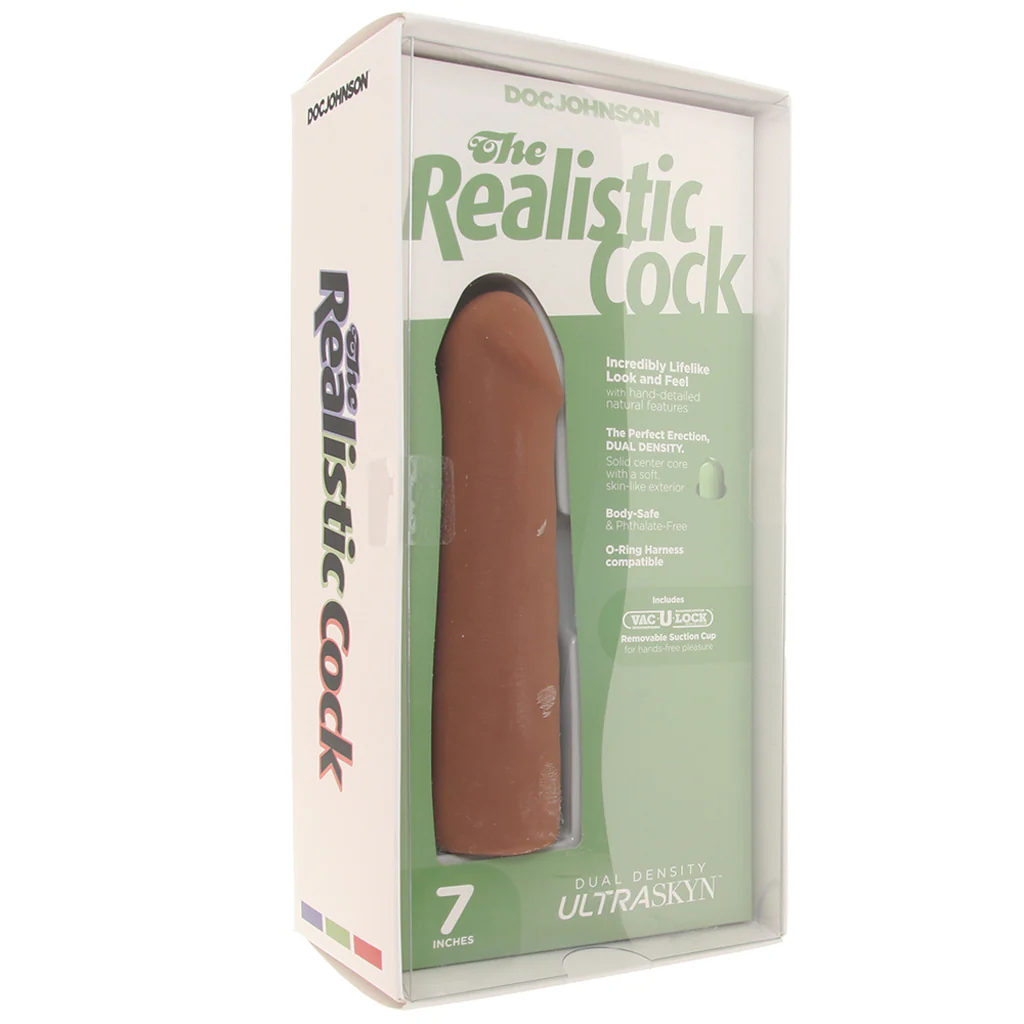 The Realistic 7 Inch Cock in Caramel - Image 6