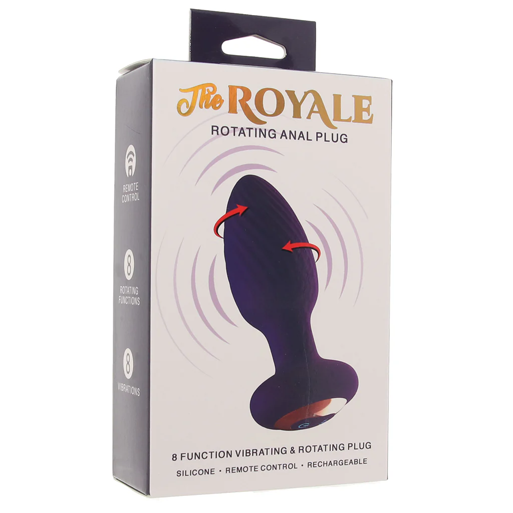The Royale Rotating Vibrating Butt Plug - Image 9
