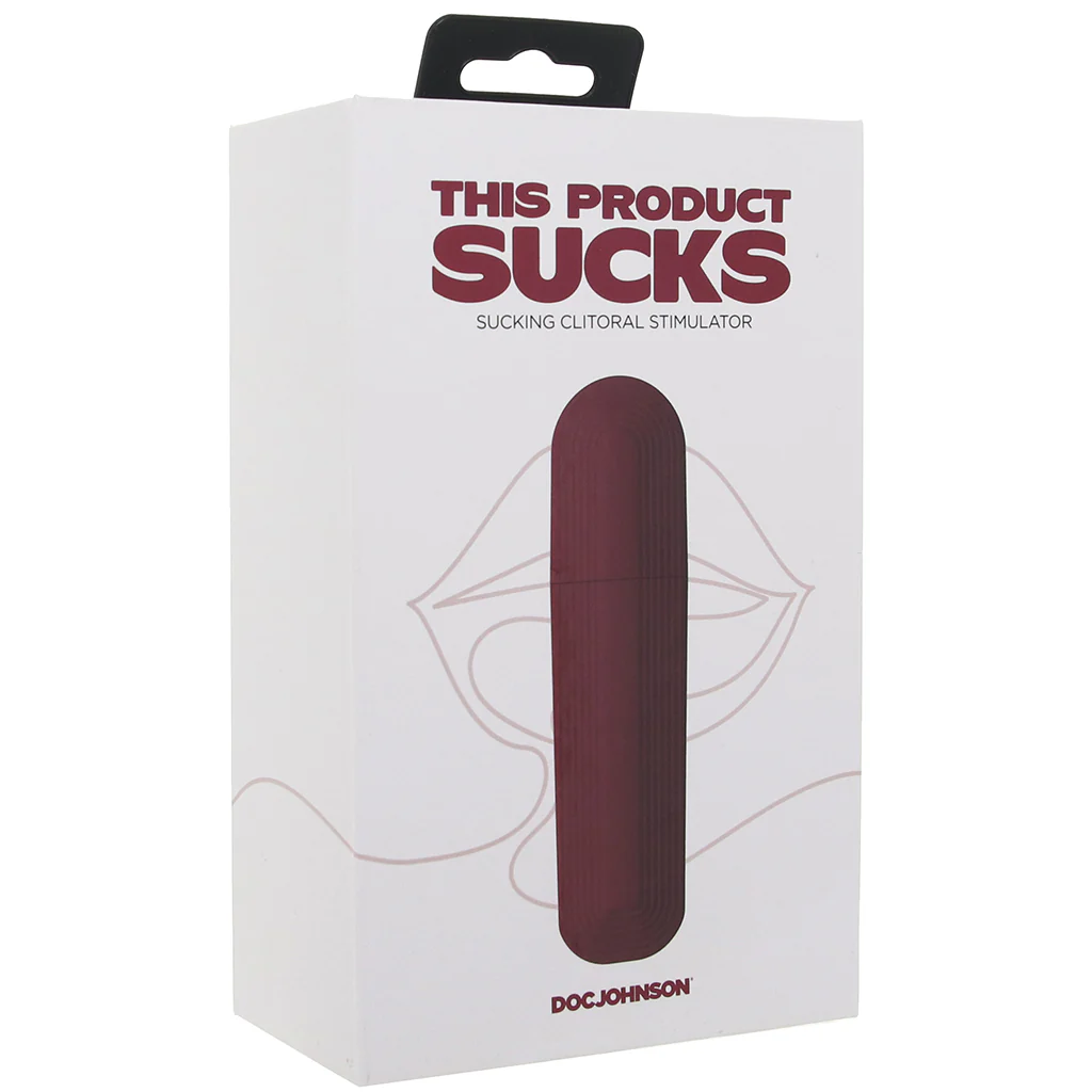 This Product Sucks Sucking Clitoral Stimulator in Burgundy - Image 9