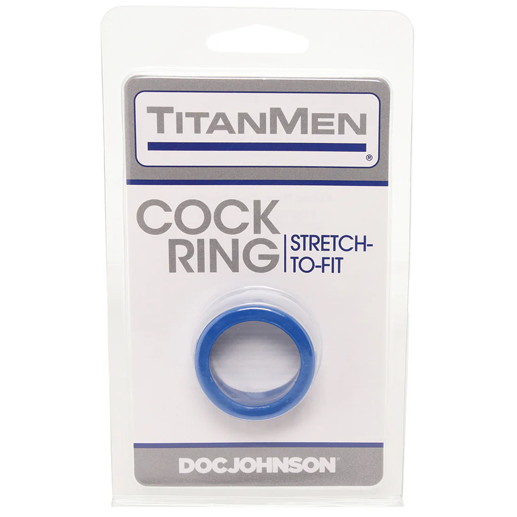 TitanMen Cock Ring in Blue - Image 6