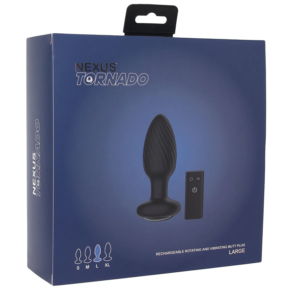 Tornado Remote Rotating Butt Plug Vibe in Large - Image 6