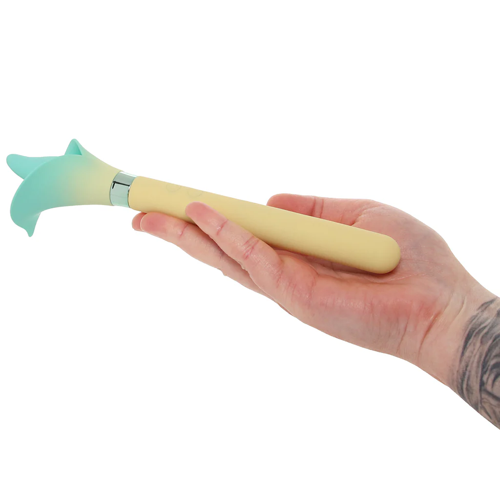 Vala Fiercely Powerful Silicone Flower Vibe in Yellow - Image 4