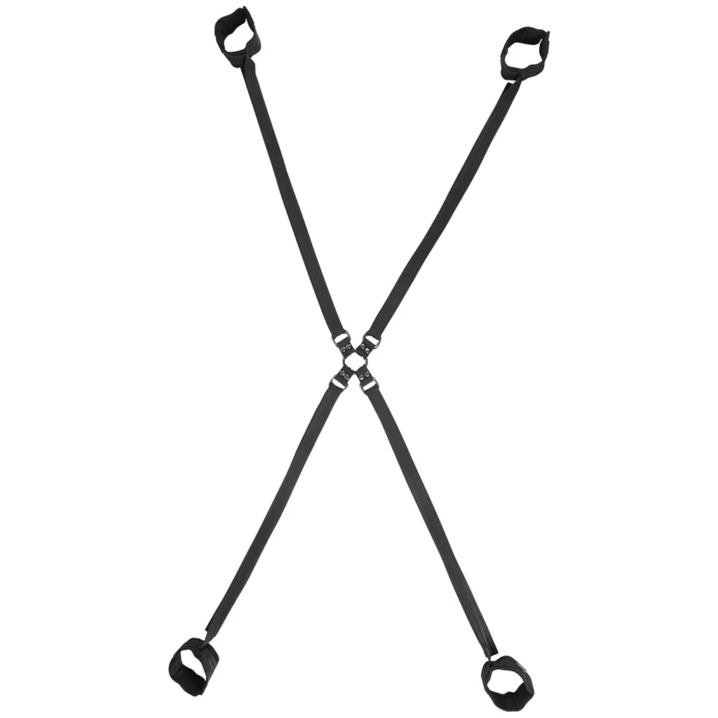 Velvet Noir Adjustable Hog Tie & Cuff Set - Image 4