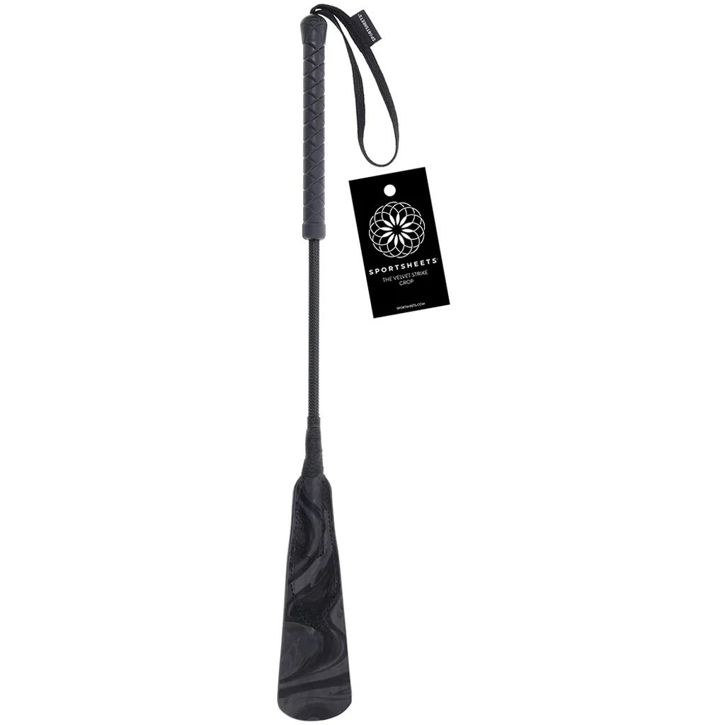Velvet Noir Strike Riding Crop - Image 6