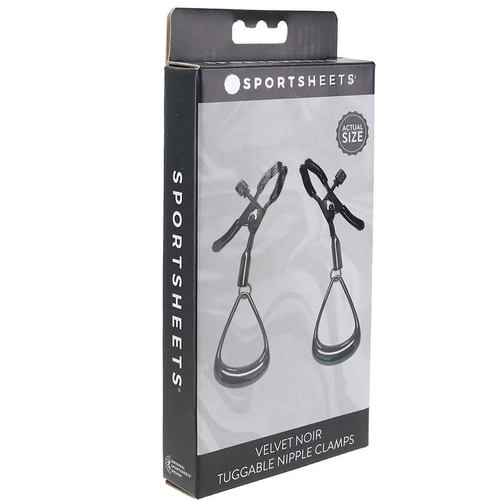Velvet Noir Tuggable Nipple Clamps - Image 6