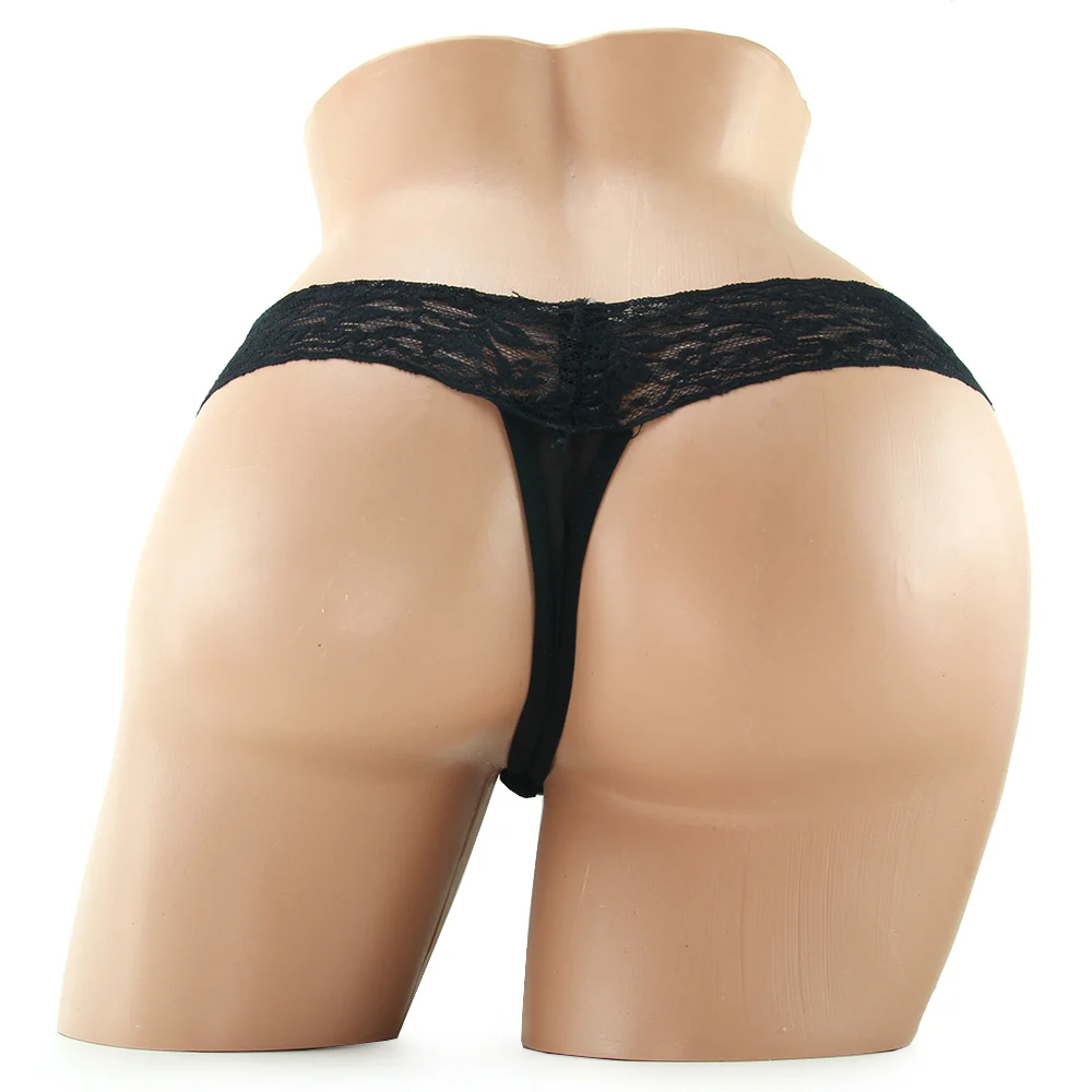 Vibrating Panties with Hidden Vibe Pocket Black /M - Image 4
