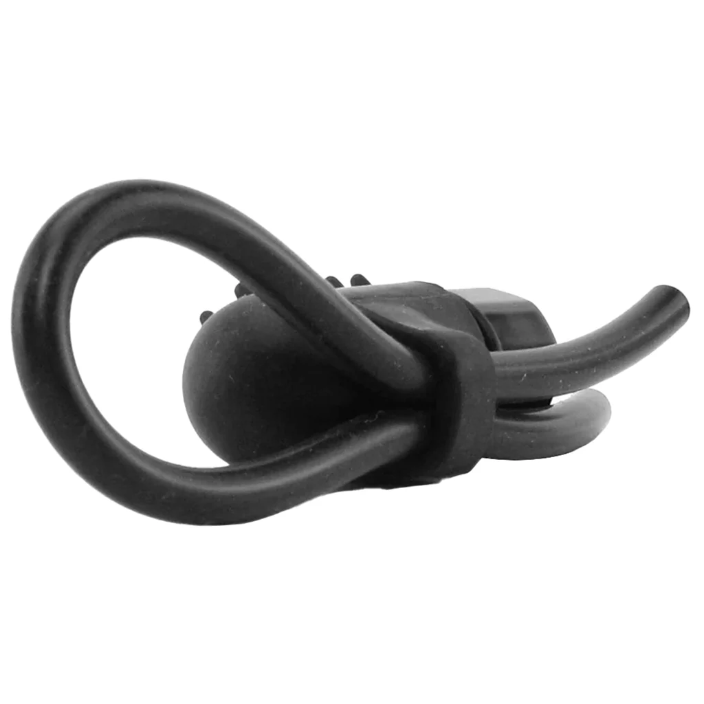 Vibrating Silicone Stud Lasso in Black - Image 5
