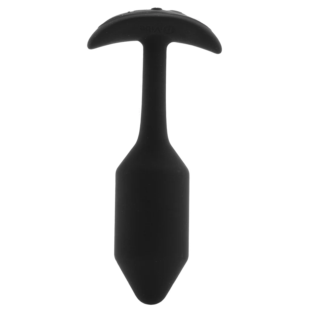 Vibrating Weighted Silicone Snug Plug in Medium - Image 2
