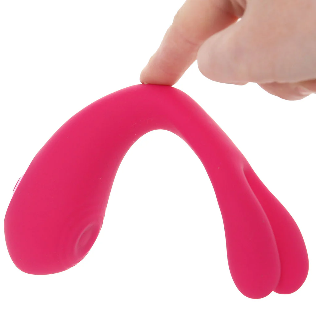 Vive Yoko Triple-Action Dual Prong Vibe in Pink - Image 7