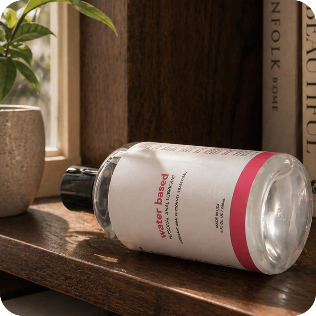 PinkCherry Water Based Anal Lubricant in 8oz/240ml - Image 6