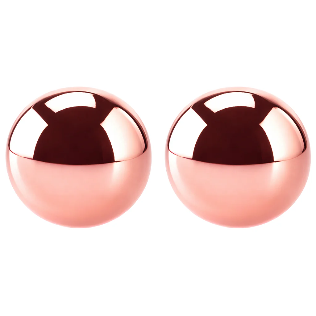 PinkCherry Weighted Kegel Balls in Rose Gold - Image 5