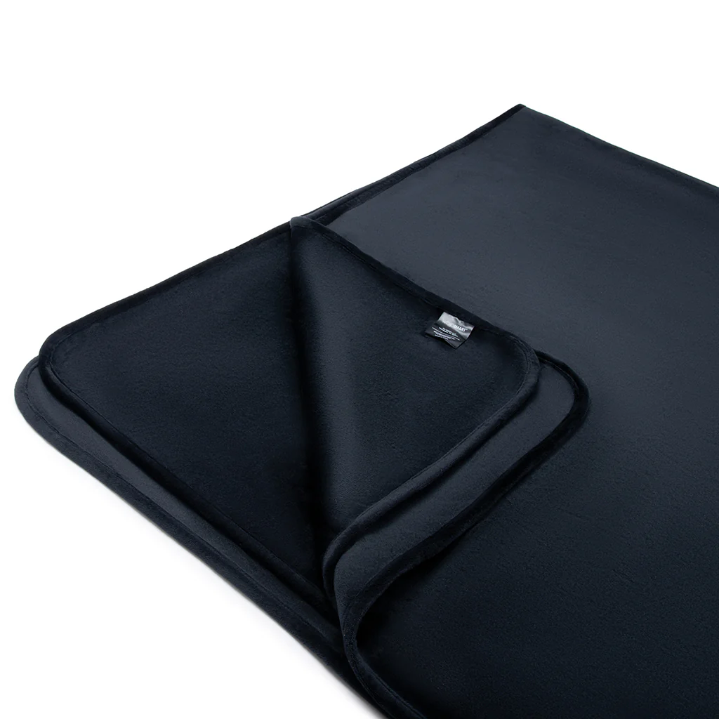 Whip Smart Waterproof Love Throw Blanket in Black - Image 4