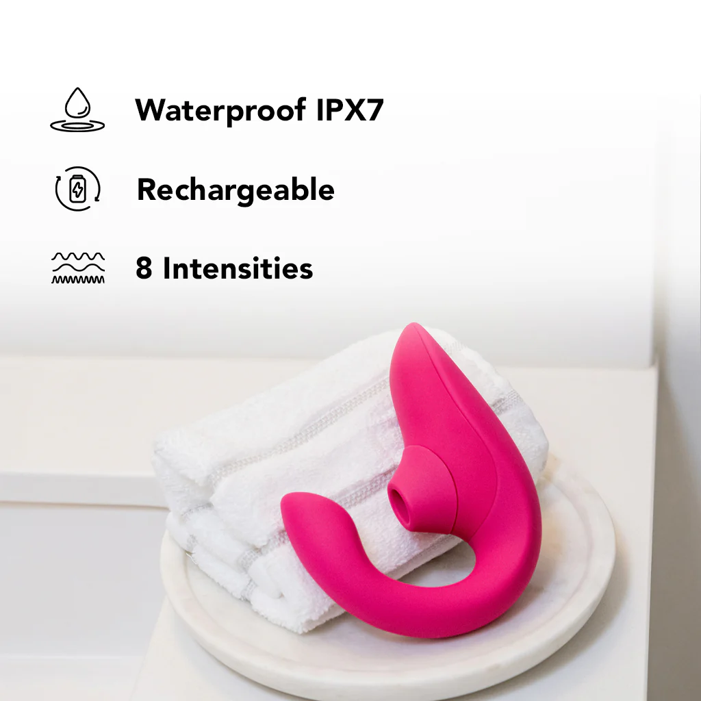Womanizer Blend Dual Stimulator in Pink - Image 7