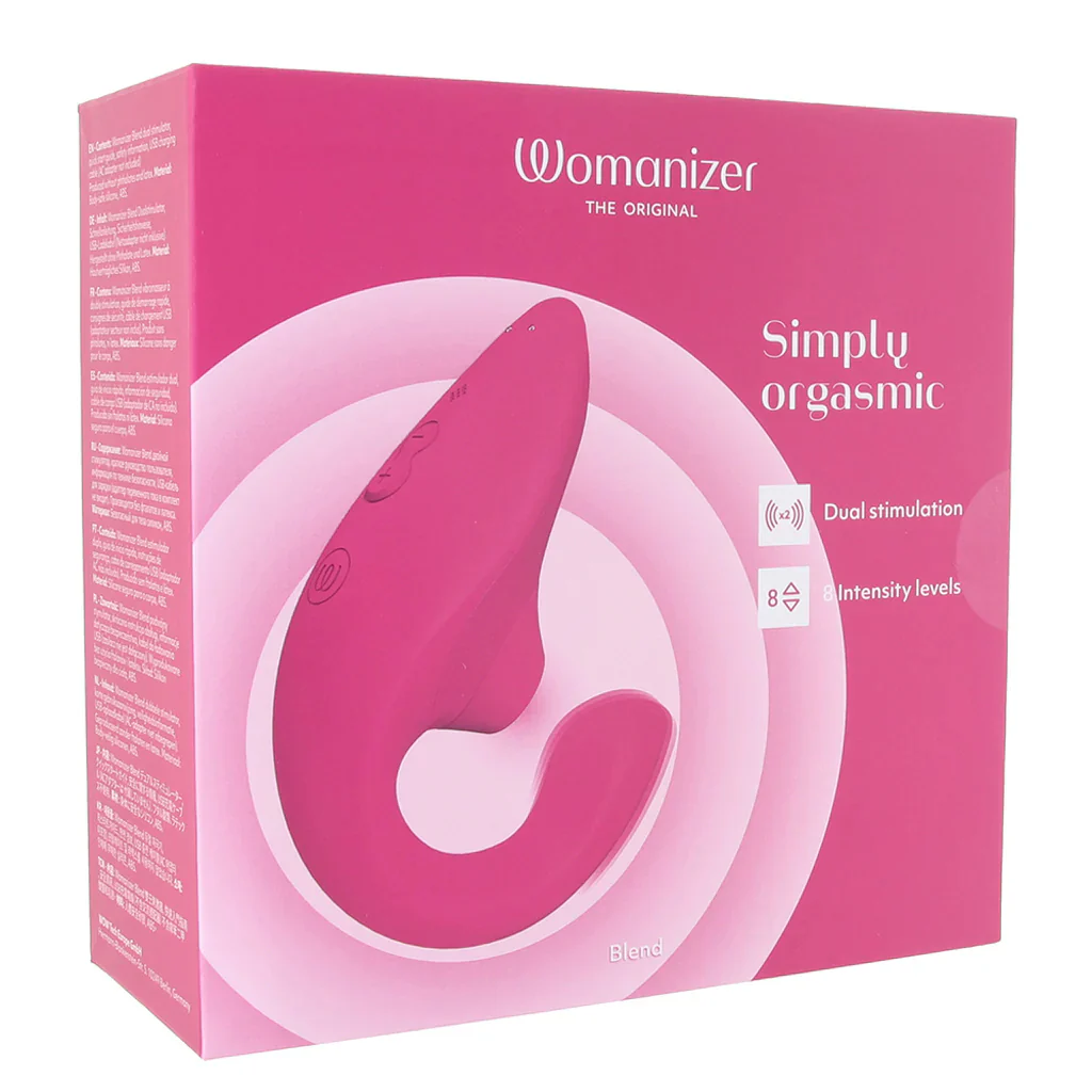 Womanizer Blend Dual Stimulator in Pink - Image 8