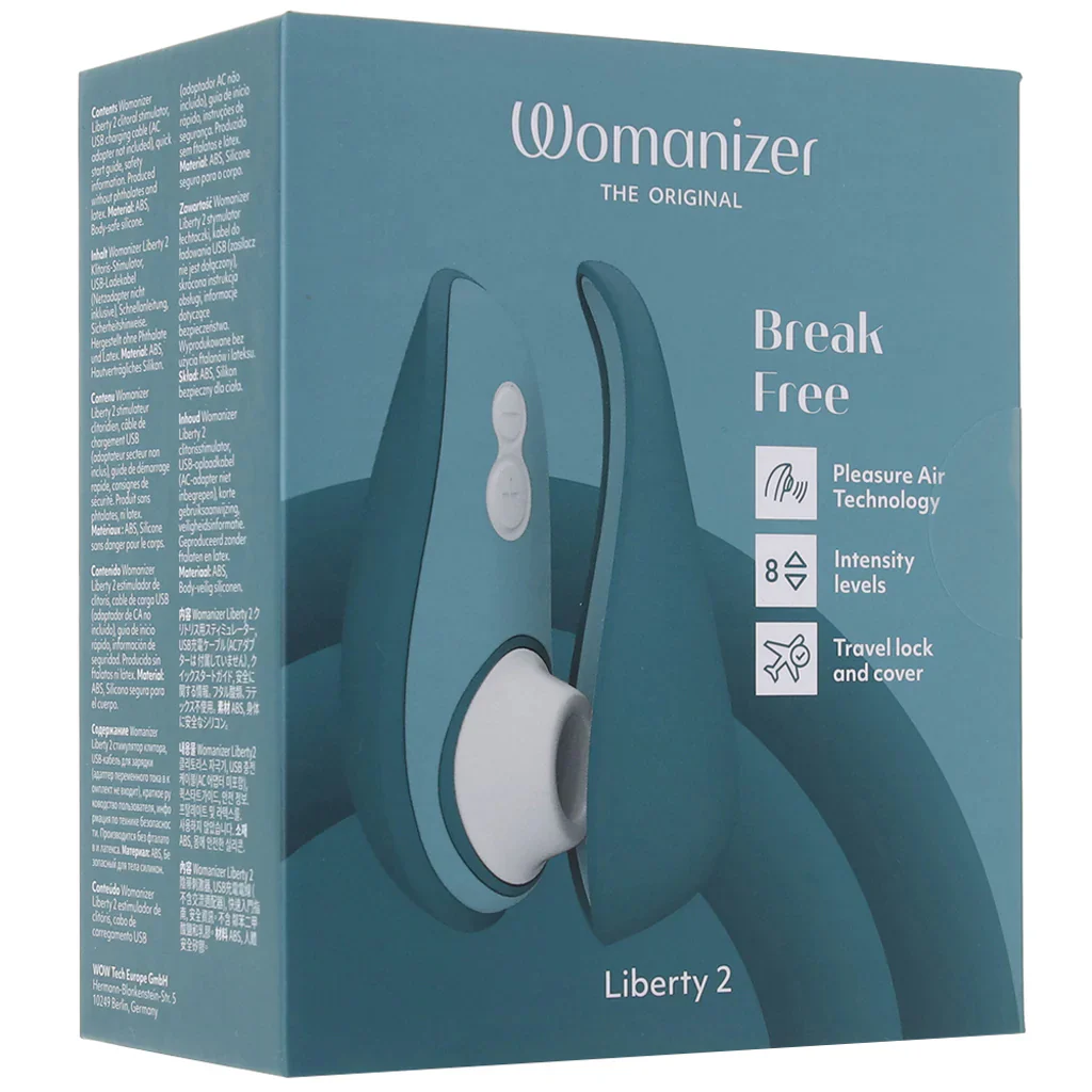 Womanizer Liberty 2 Clitoral Stimulator in Dark Petrol - Image 9
