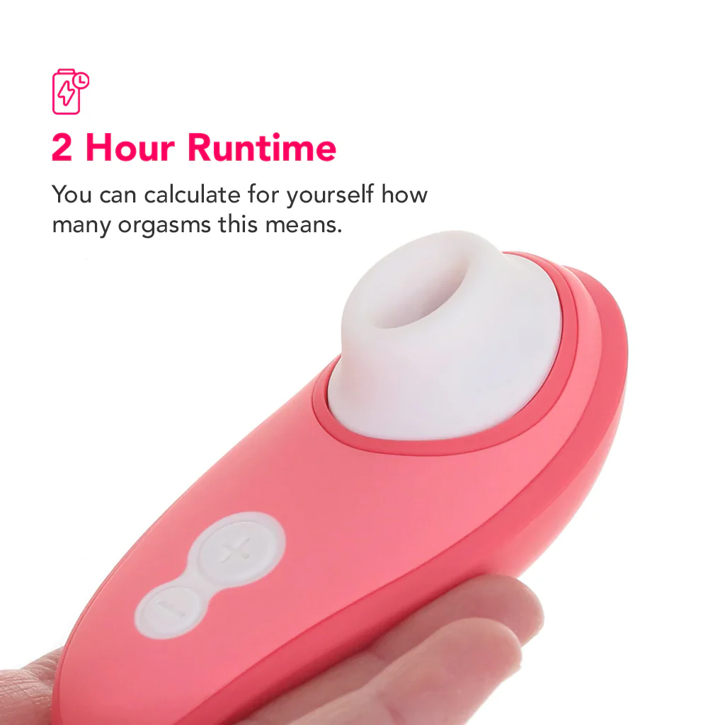 Womanizer Liberty 2 Clitoral Stimulator in Vibrant Rose - Image 3