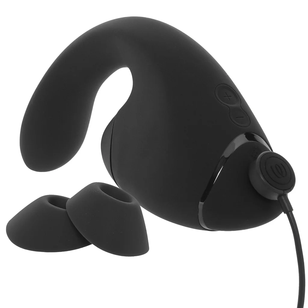 Womanizer Next Duo Clitoral Suction & G-Spot Vibe in Black - Image 5