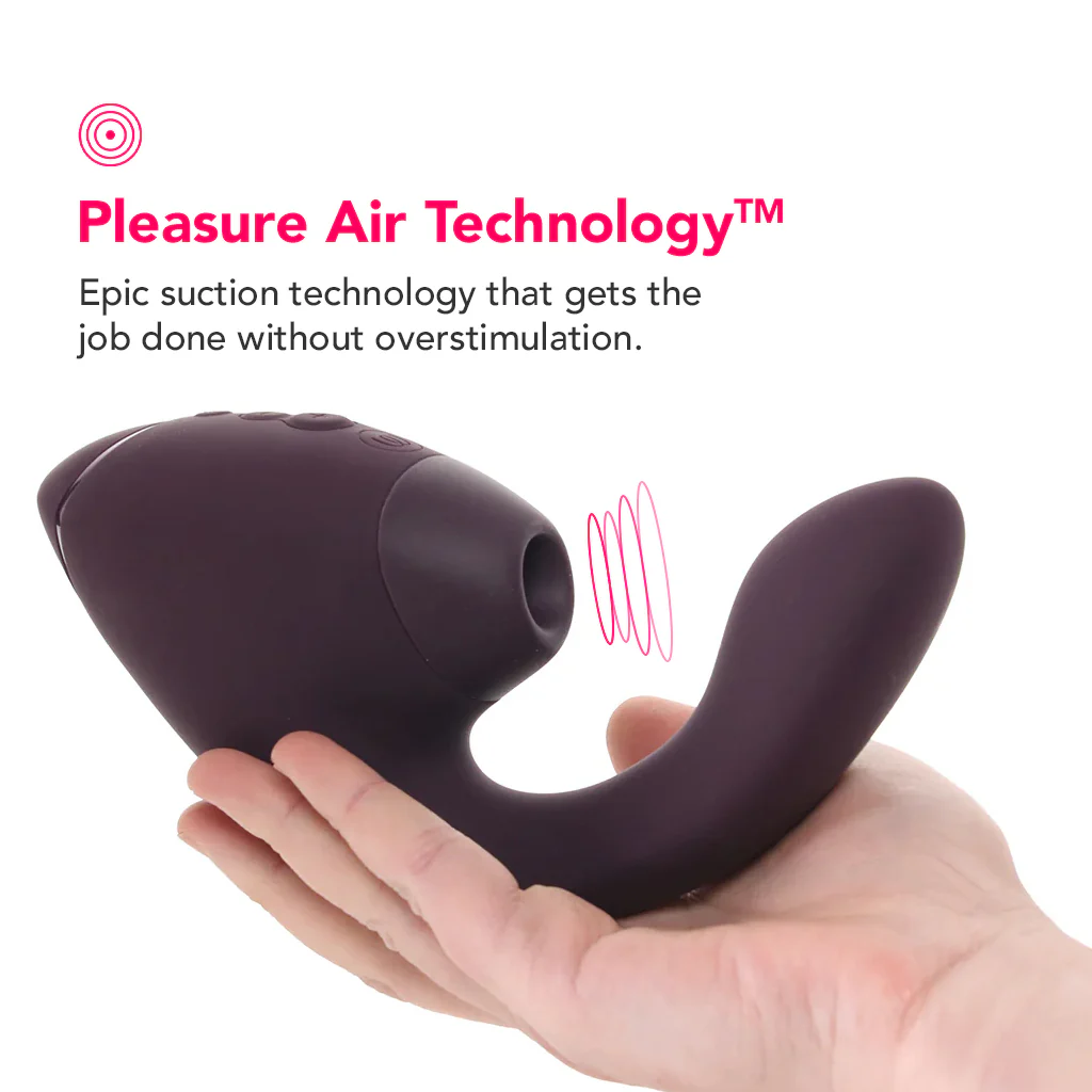 Womanizer Next Duo Clitoral Suction & G-Spot Vibe in Purple - Image 4
