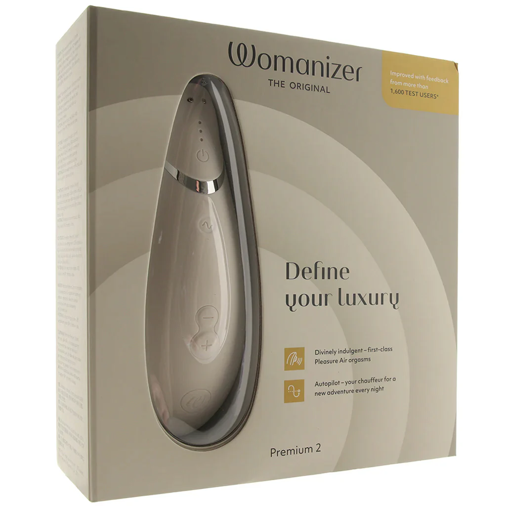 Womanizer Premium 2 Pleasure Air Stimulator in Gray - Image 9