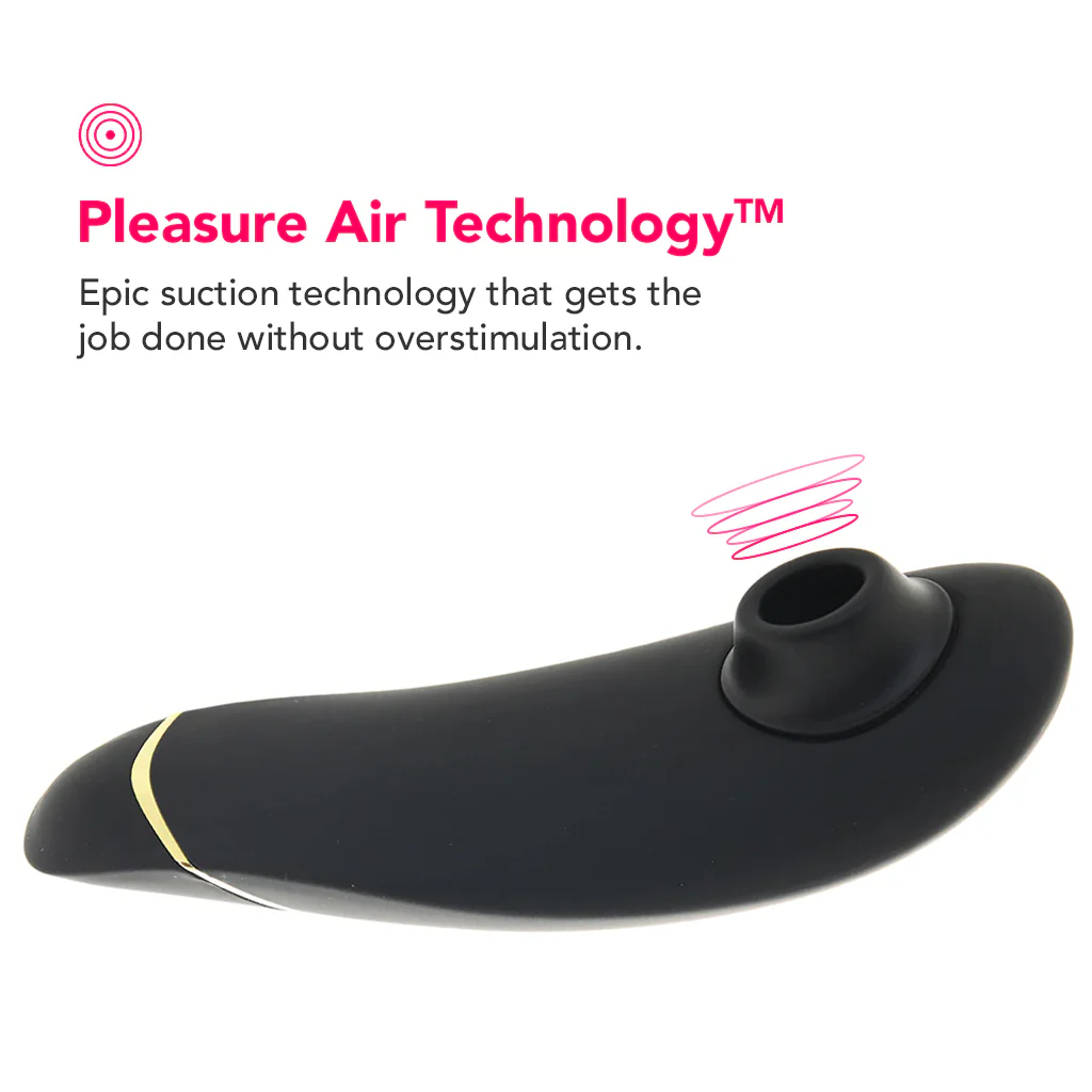Womanizer Premium 2 Pleasure Air Stimulator in Black - Image 3