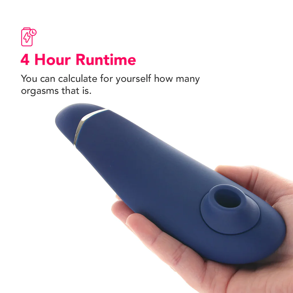 Womanizer Premium 2 Pleasure Air Stimulator in Blueberry - Image 4
