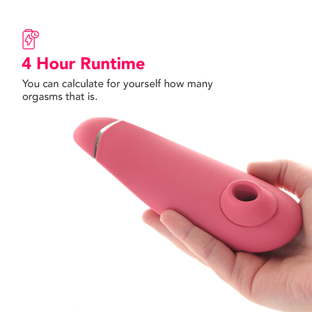 Womanizer Premium 2 Pleasure Air Stimulator in Raspberry - Image 4