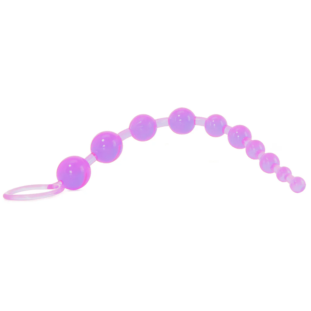 X-10 Anal Beads in Purple - Image 3
