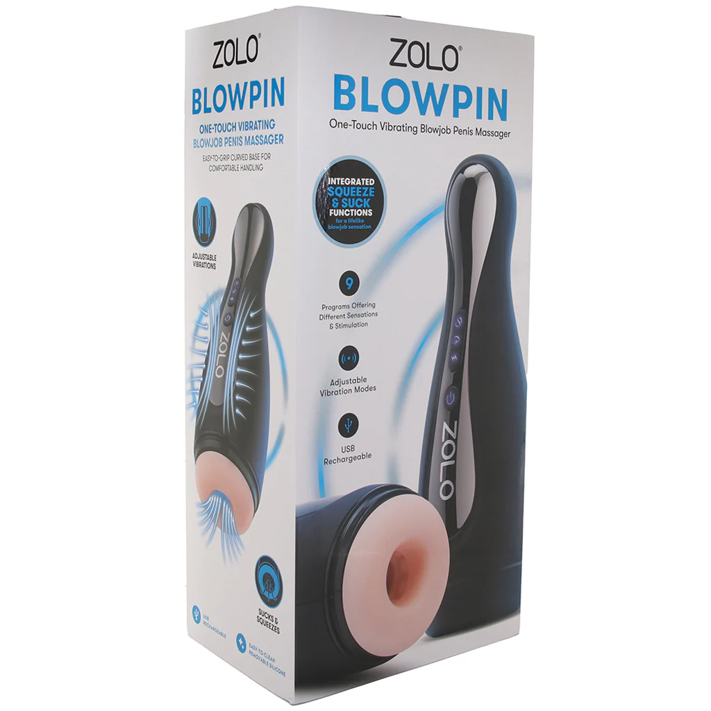 Zolo Blowpin One-Touch Vibrating Suction Stroker - Image 6